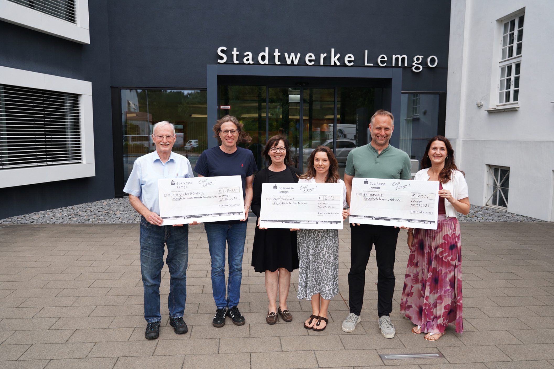 Preisverleihung Sportabzeichen 2025 - Übergabe der Schecks